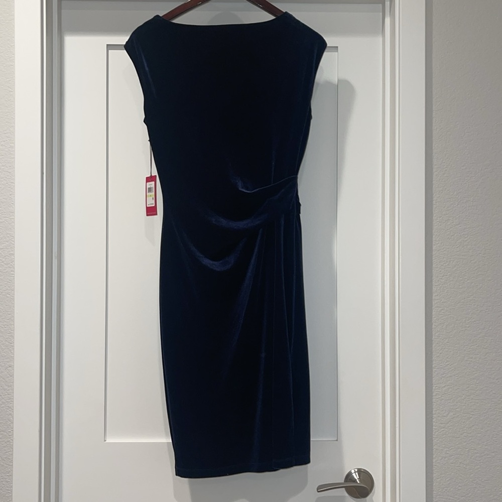 NWT Vince Camuto velvet cowl neck body con dress - Picture 4 of 4
